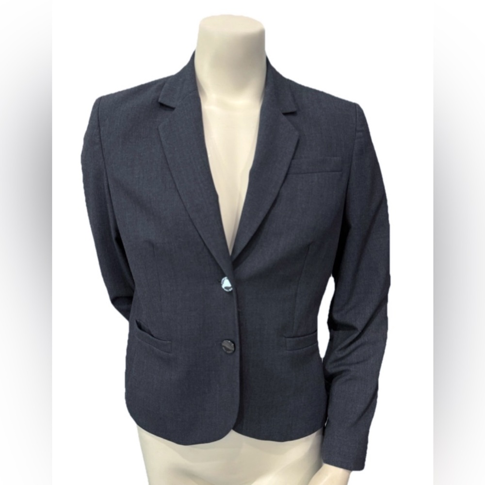 Calvin Klein Gray Tailored Career Blazer Women’s Small 4–6